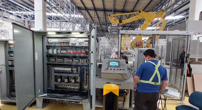 Industrial control cabinet engineered by PID Electronics