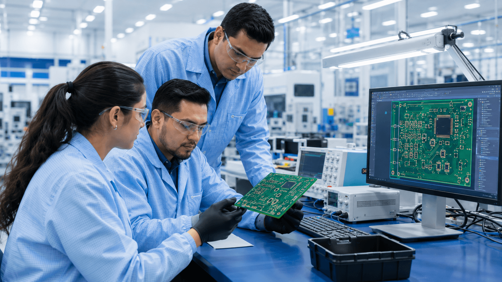 PID Electronics engineering team at the Chihuahua, Mexico plant